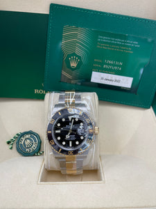 Rolex Submariner Date Stainless Steel Gold Ceramic Reference 126613LN Year 2022