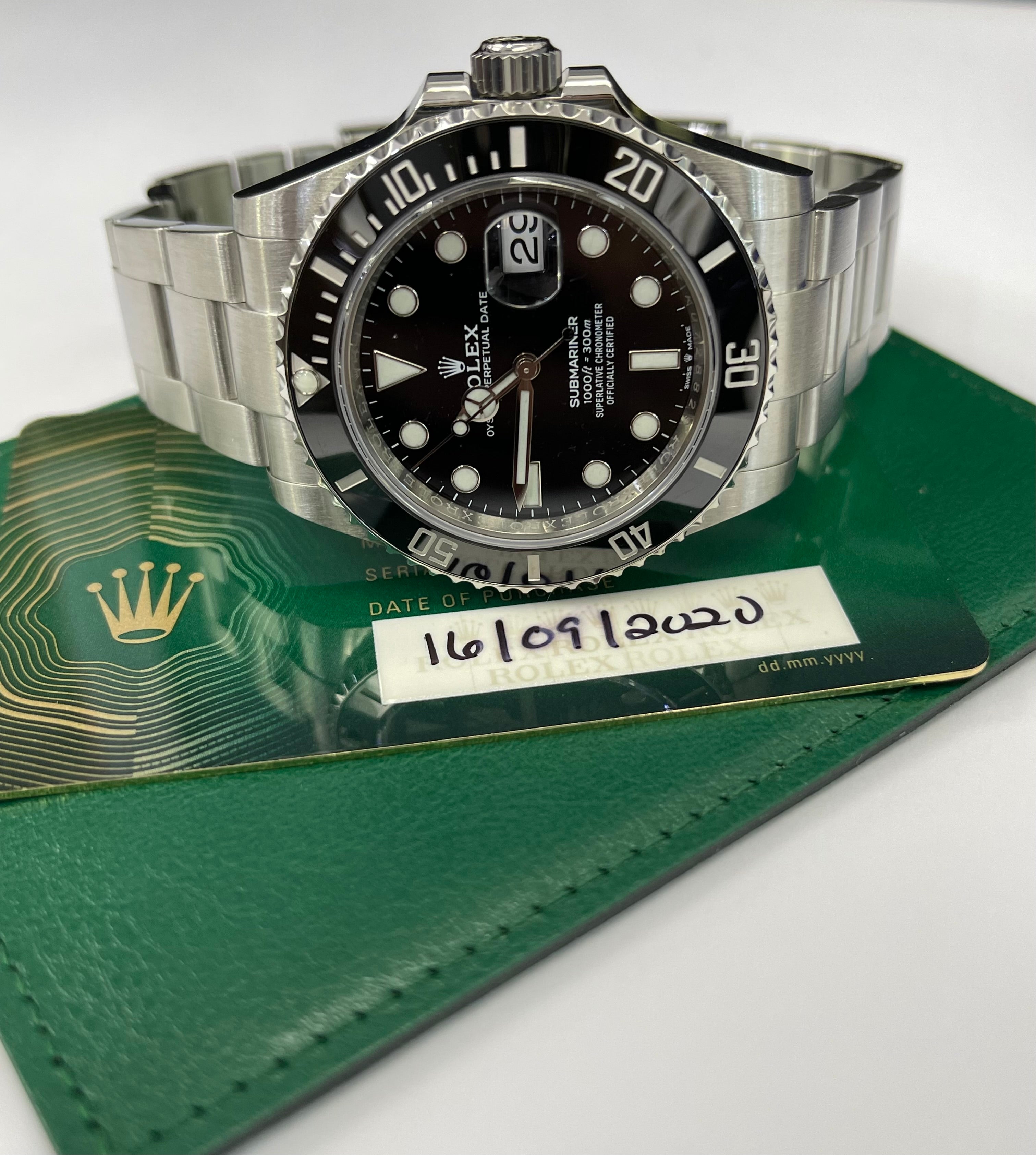 Rolex Ceramic Submariner Date Stainless Steel Watch 41mm Ref 126610LN