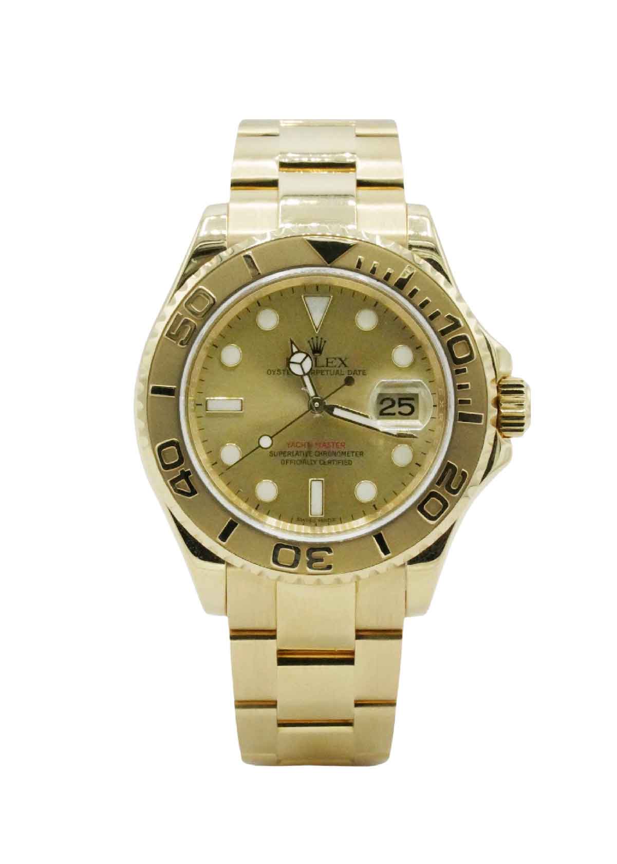Rolex Yacht-Master 40MM 18K Gold Watch Ref # 16628B