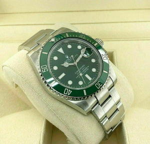 Rolex Submariner Date Stainless Steel Watch 116610LV Green 'Hulk