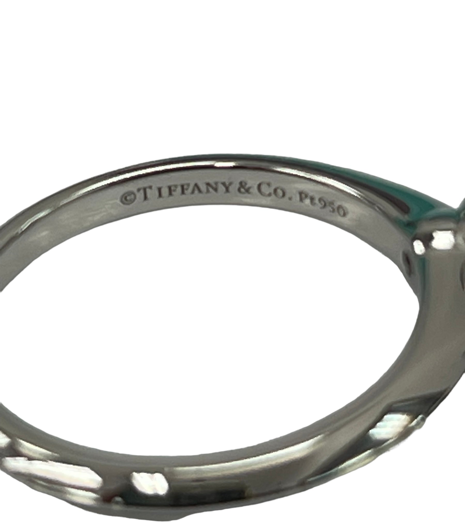 Tiffany & Co. Round Brilliants Engagement Ring 1.14cts H-VS1 Platinum