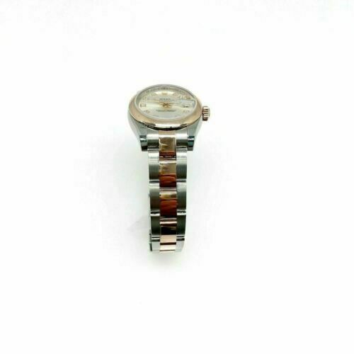 Rolex 26MM Lady Datejust 18K Rose Steel Watch Ref # 179161 Factory Diamond Dial