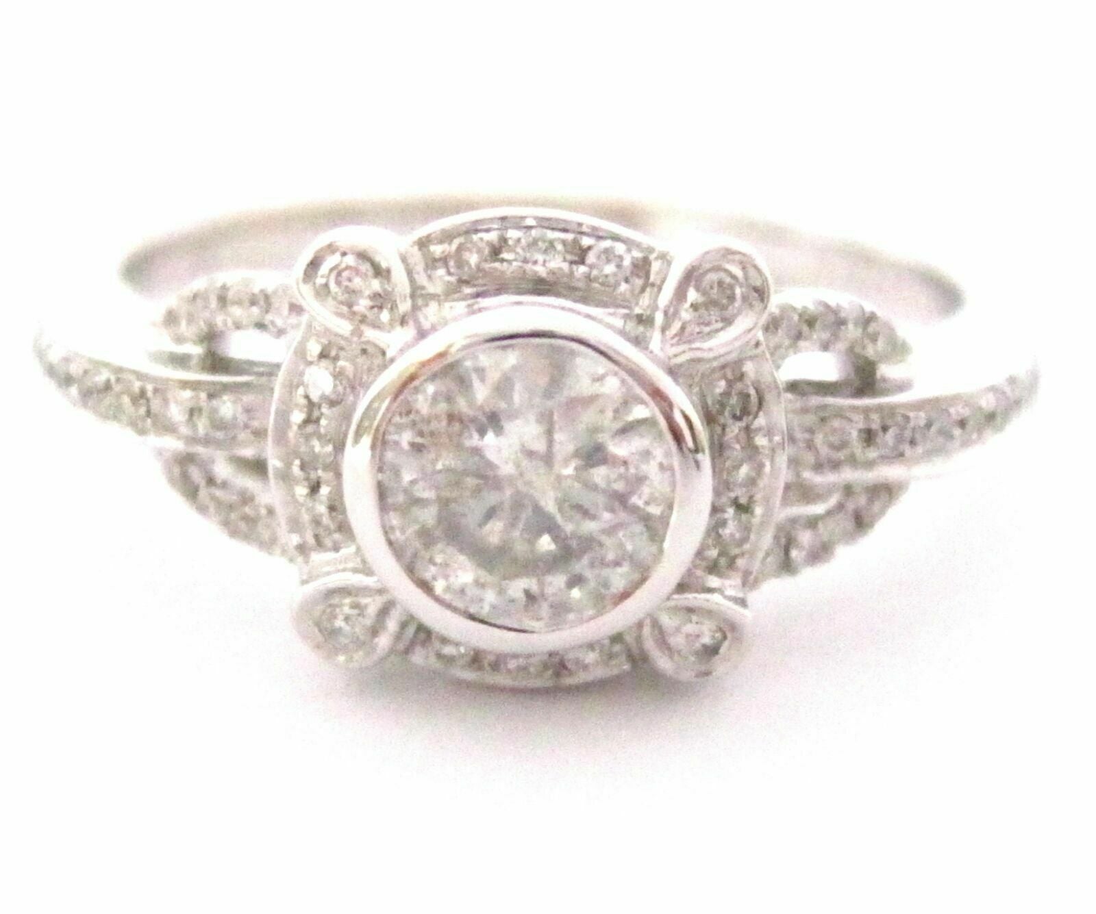 .67 TCW Round Cut Diamond Solitaire Engagement/Anniversary Ring Size 7 G I-1 14k
