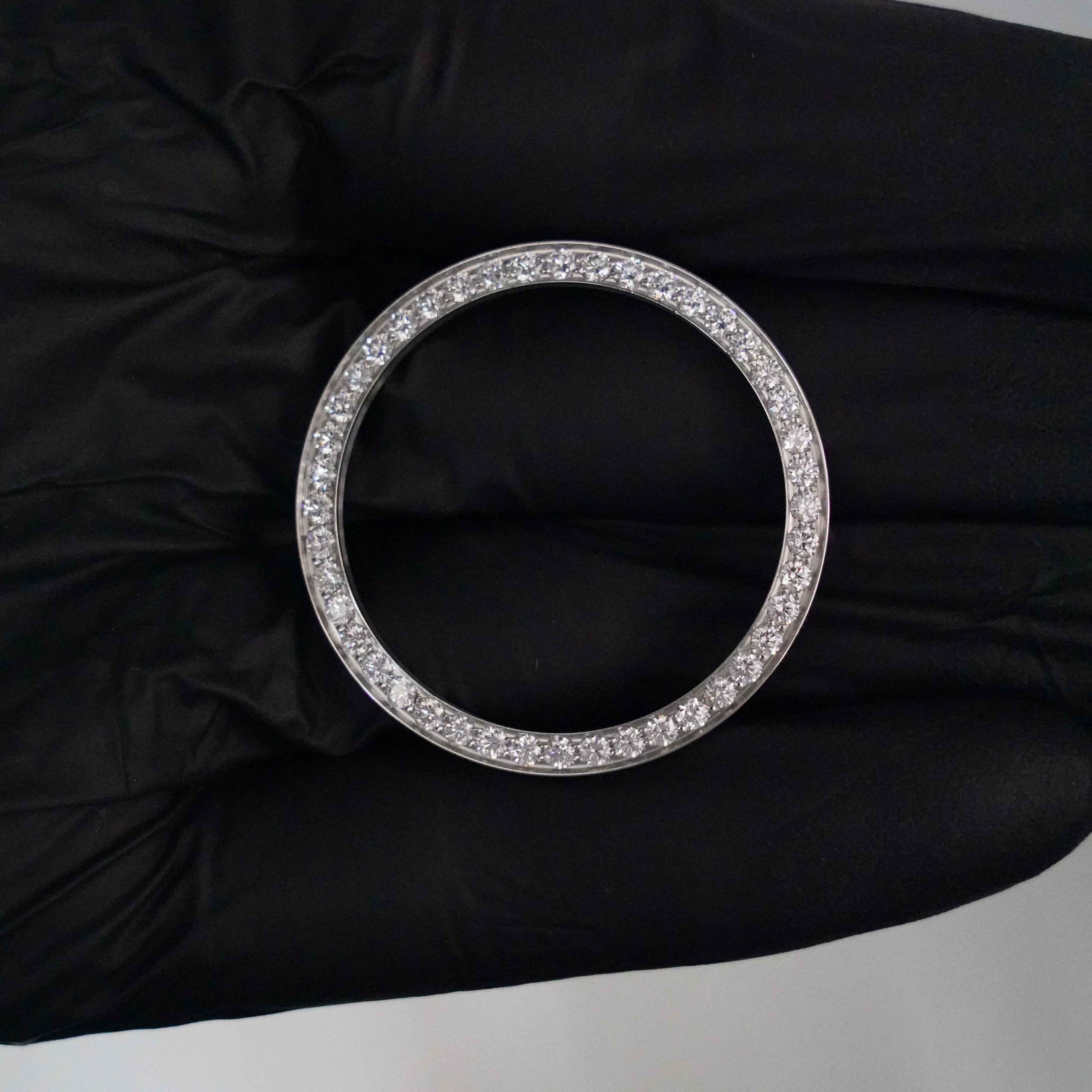 Rolex Diamond Bezel replacement for 36mm 1.66 Carats 2.1mm VS1