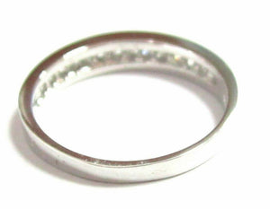 .50 TCW Round Diamond Anniversary 1/2 Ring/Band Size 7.5 G VS2 14k White Gold