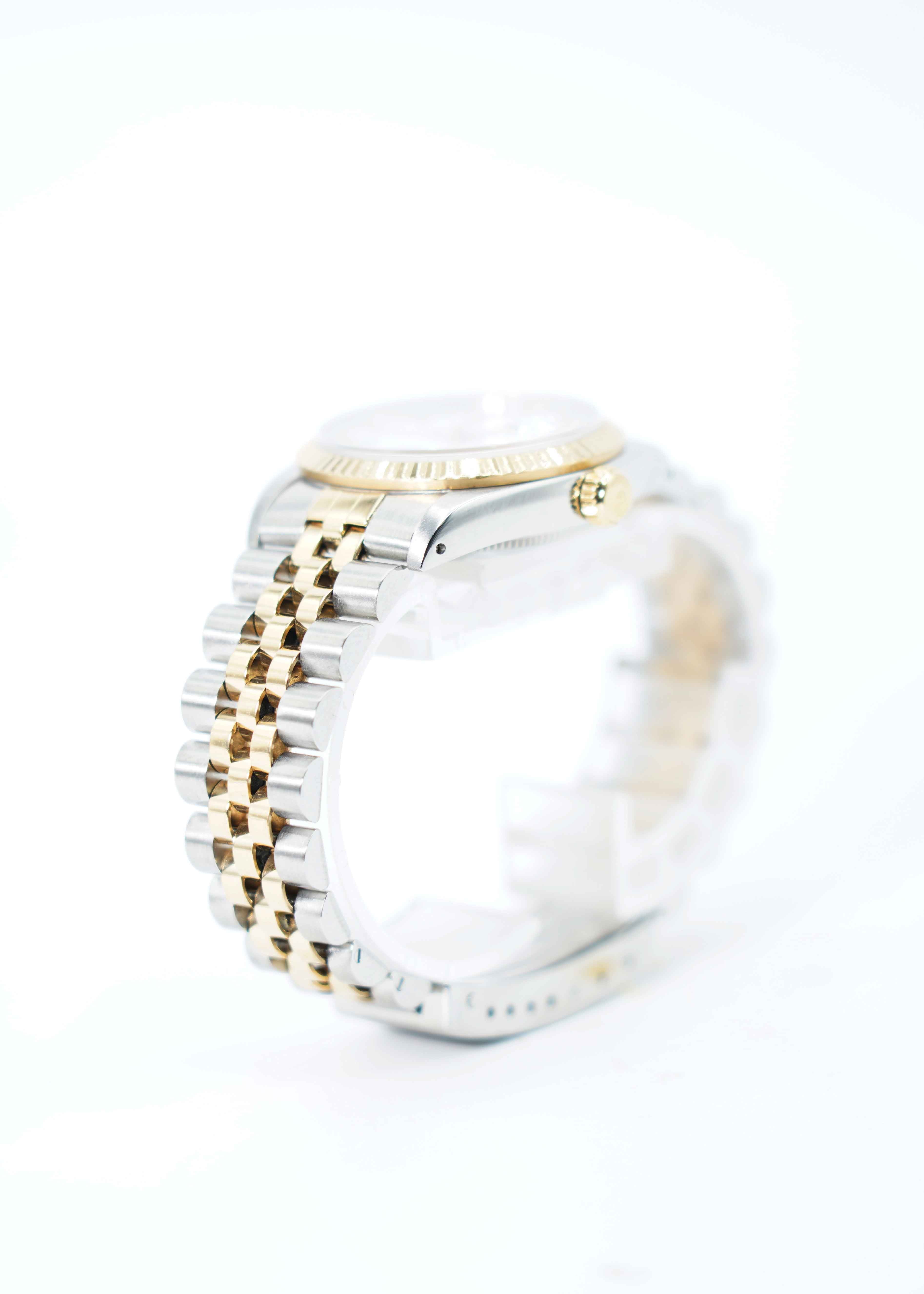 Rolex 31MM Datejust Lady's Watch 18K Yellow Gold Steel Ref 68273