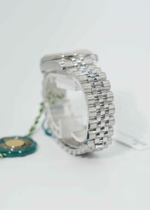 Rolex 31MM Lady Roman Dial Datejust 18 Karat White Gold Steel Watch Ref # 178274