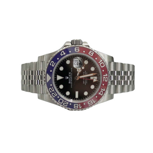 Rolex 40MM Ceramic GMT Master II Pepsi Stainless Steel Watch Ref 126710