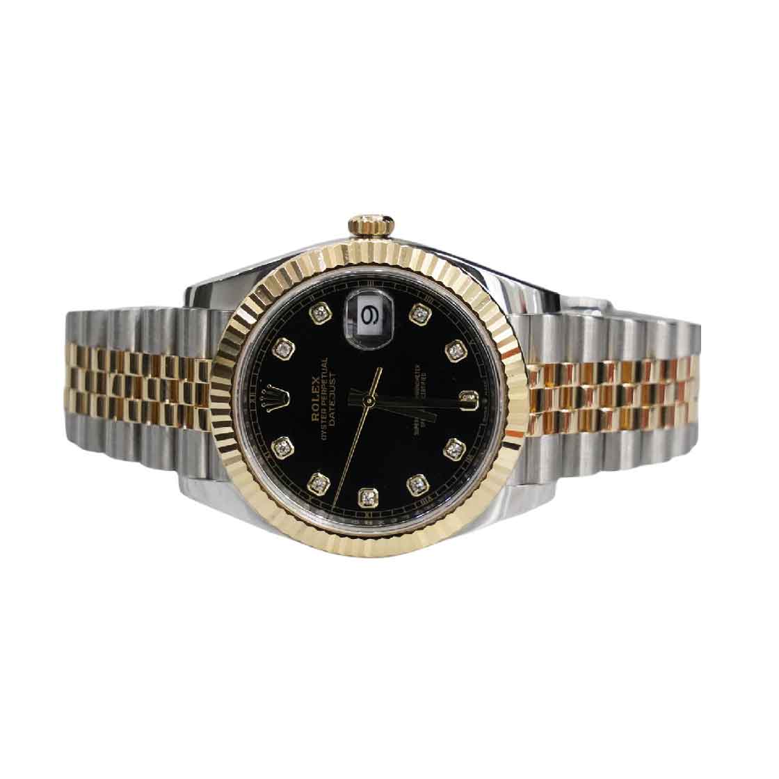 Rolex 41MM Datejust II Watch 18K Yellow Gold Stainless Steel Ref 126333