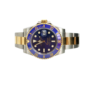 Rolex Ceramic Submariner Two Tone Date 40mm 116613 with Card dated 2019