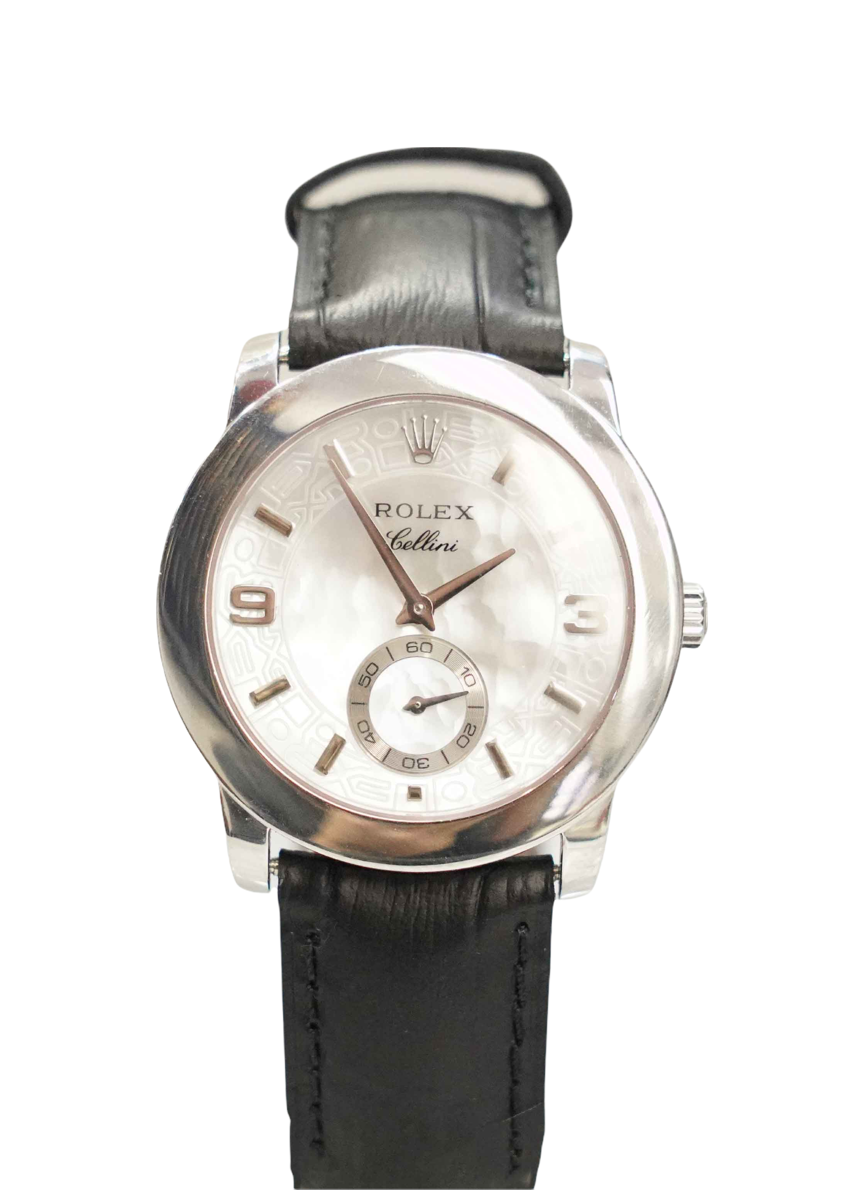Rolex Cellini Platinum Watch 524016 MOP NGDC.LA