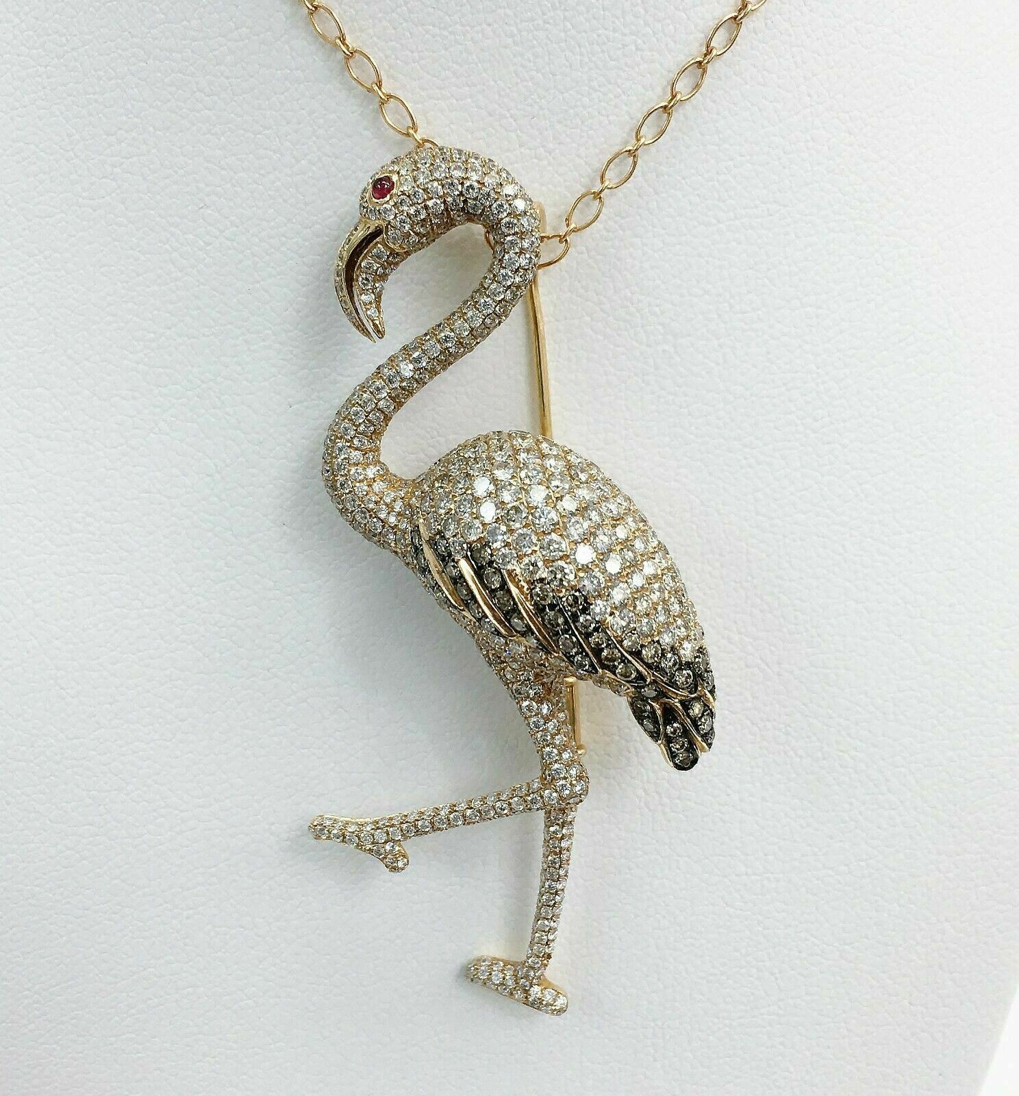 Gold Flamingo Necklace Online – Bekah's Custom Boutique