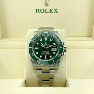 Rolex Submariner Date Hulk Stainless Steel Green Dial & Ceramic