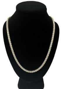Classic Tennis Necklace Diamond Chain 47.52 Carats H-VS-1