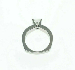 Custom Made Platinum Diamond Wedding Ring AGS Ideal Cut F VS1 1.00 Ct. Center