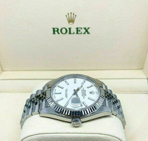 Rolex 41MM Jubilee Datejust Watch 18K Gold/Stainless Ref # 126334 2016 WhiteDial