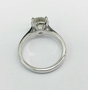 1.96 Carat Round Diamond Solitaire Wedding/Engagement Ring EGLUSA G-H SI2