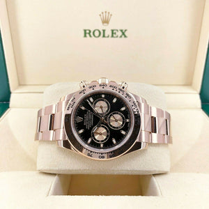 Rolex Daytona 40MM 18K Rose Gold Everose Watch Ref 116505 2016 Box and Card Mint