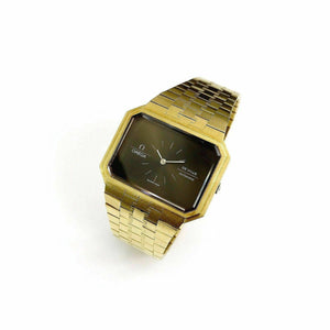 Vintage Omega De Ville Automatic Solid 18 Karat Yellow Gold Watch 3.64 Ounces