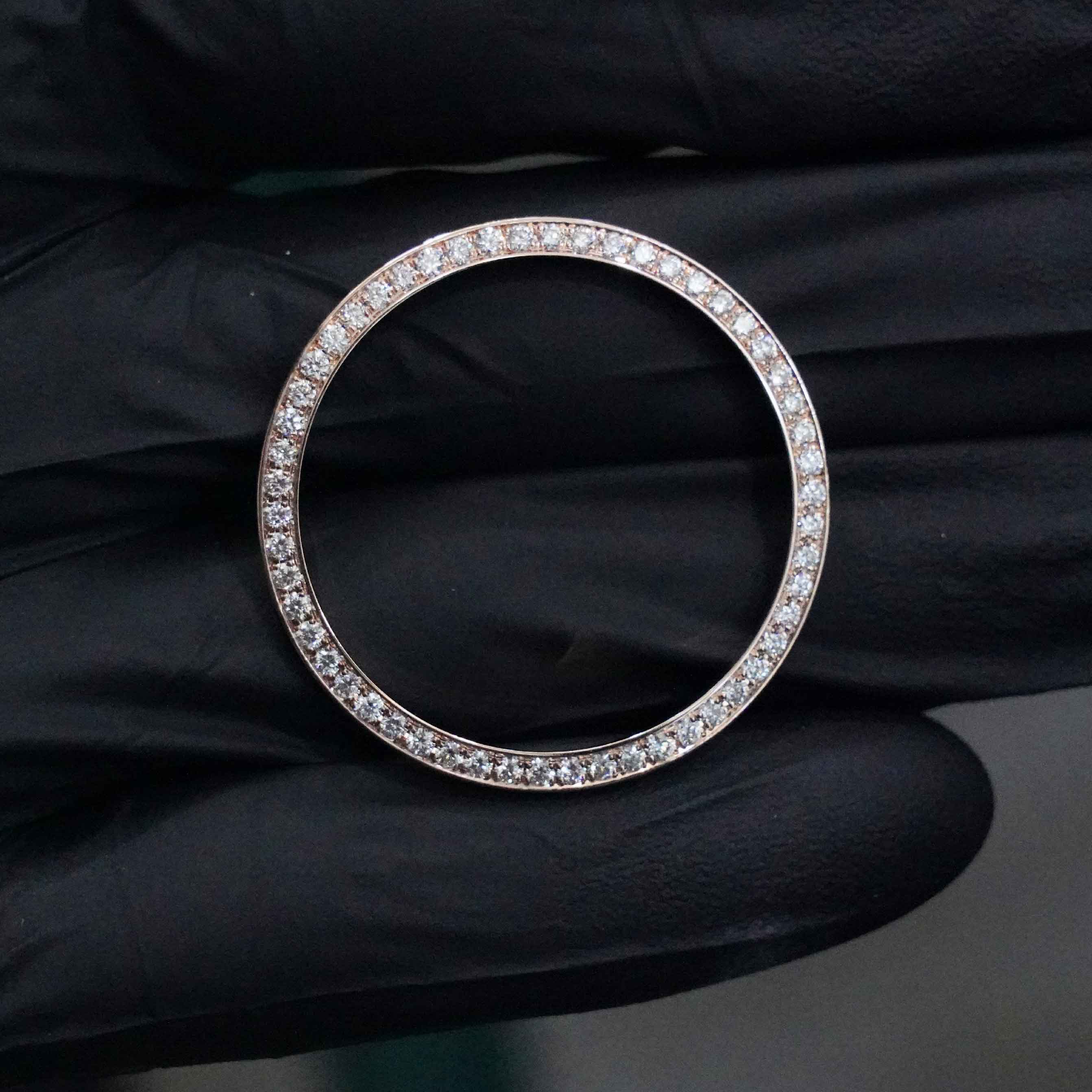 Rolex Diamond Bezel replacement for 36mm 1.08 Carats 1.7mm