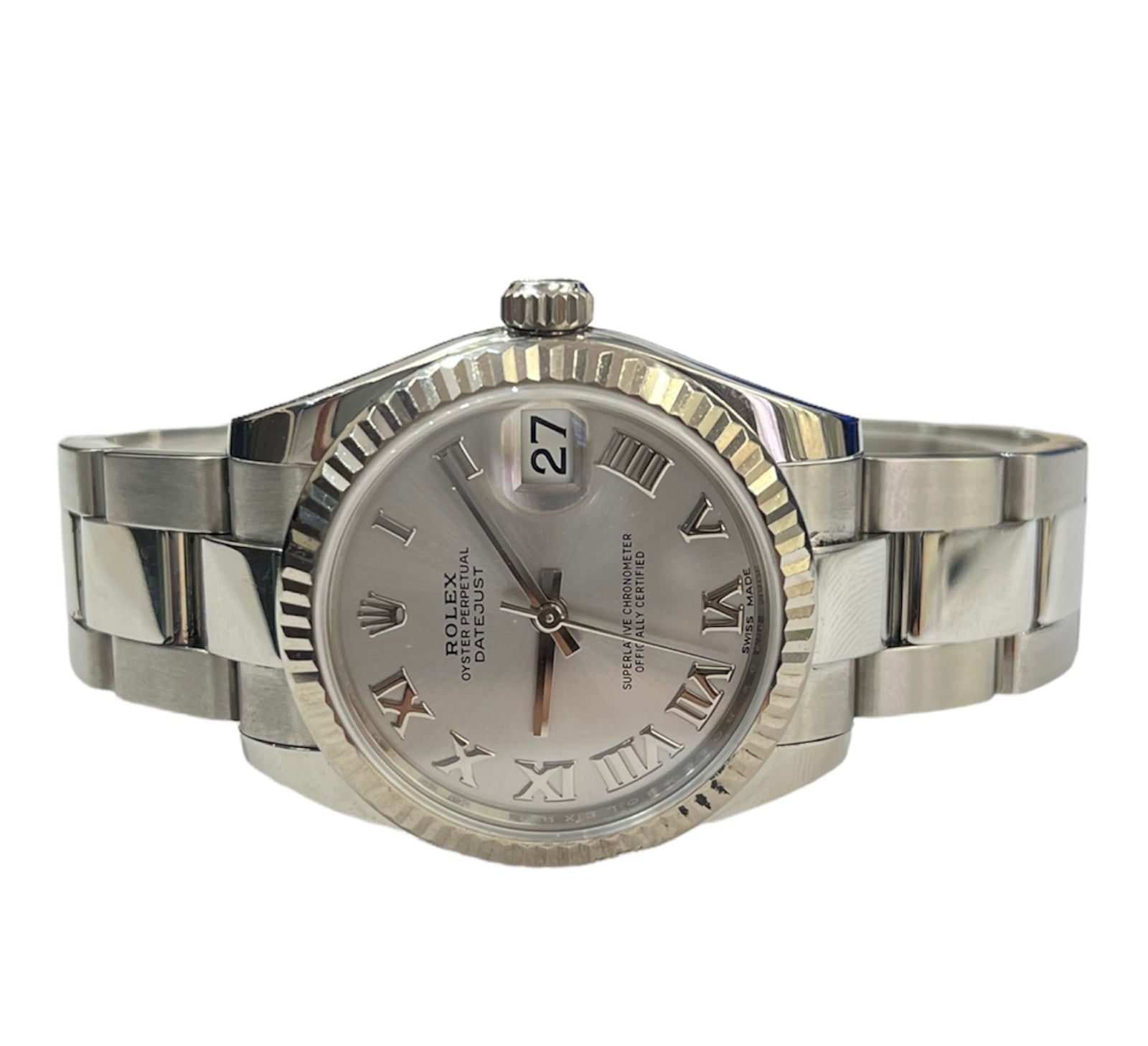 Rolex Datejust 31mm Midsize Oyster Perpetual Rhodium Dial 2018