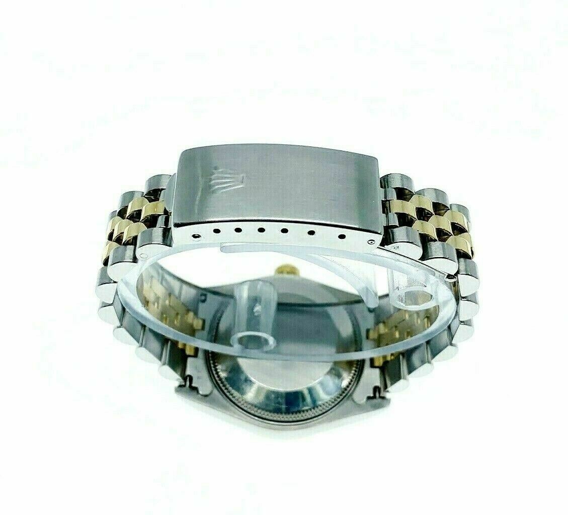 Rolex 31MM Datejust Jubilee 18 Karat Yellow Gold Steel Watch Ref # 68273 Papers