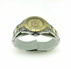 Rolex 29MM Lady Yacht-Master 18K Yellow Gold Steel Watch Ref # 169623 Quick Set