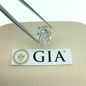 Loose GIA Diamond - GIA 2.50 Carats Radiant Brilliant Cut G SI1 Ex Ex Cut