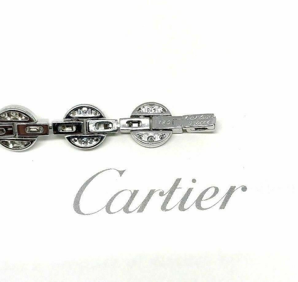 Cartier Himalia Bracelet 4.25 Carats E VVS Diamond Bracelet 18K White Gold