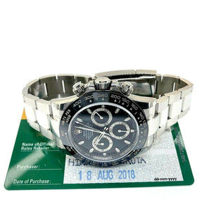 New Rolex Cosmograph Ceramic Daytona Stainless Steel Watch116500LN Full Stickers