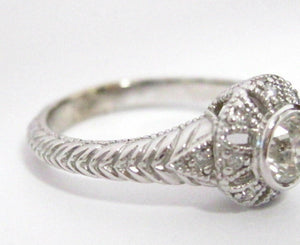 .76 TCW Round Brilliants Diamonds Engagement/Anniversary Ring Size 7 I SI-1