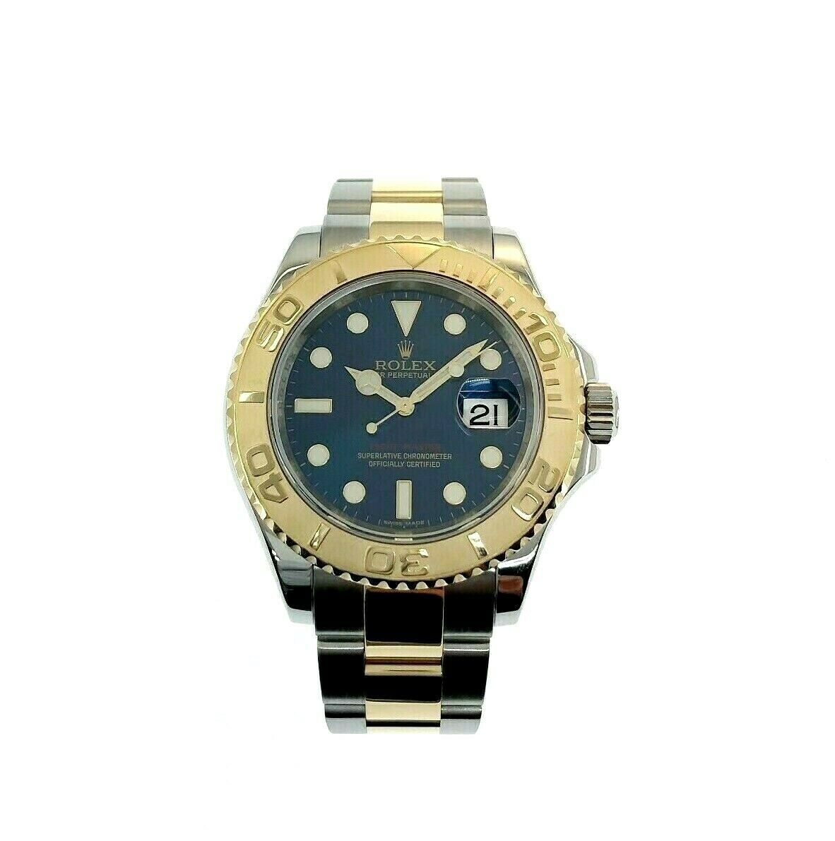 Rolex 40MM Mens Yacht-Master 18K YellowGold and Steel Watch Ref # 16623 P Serial