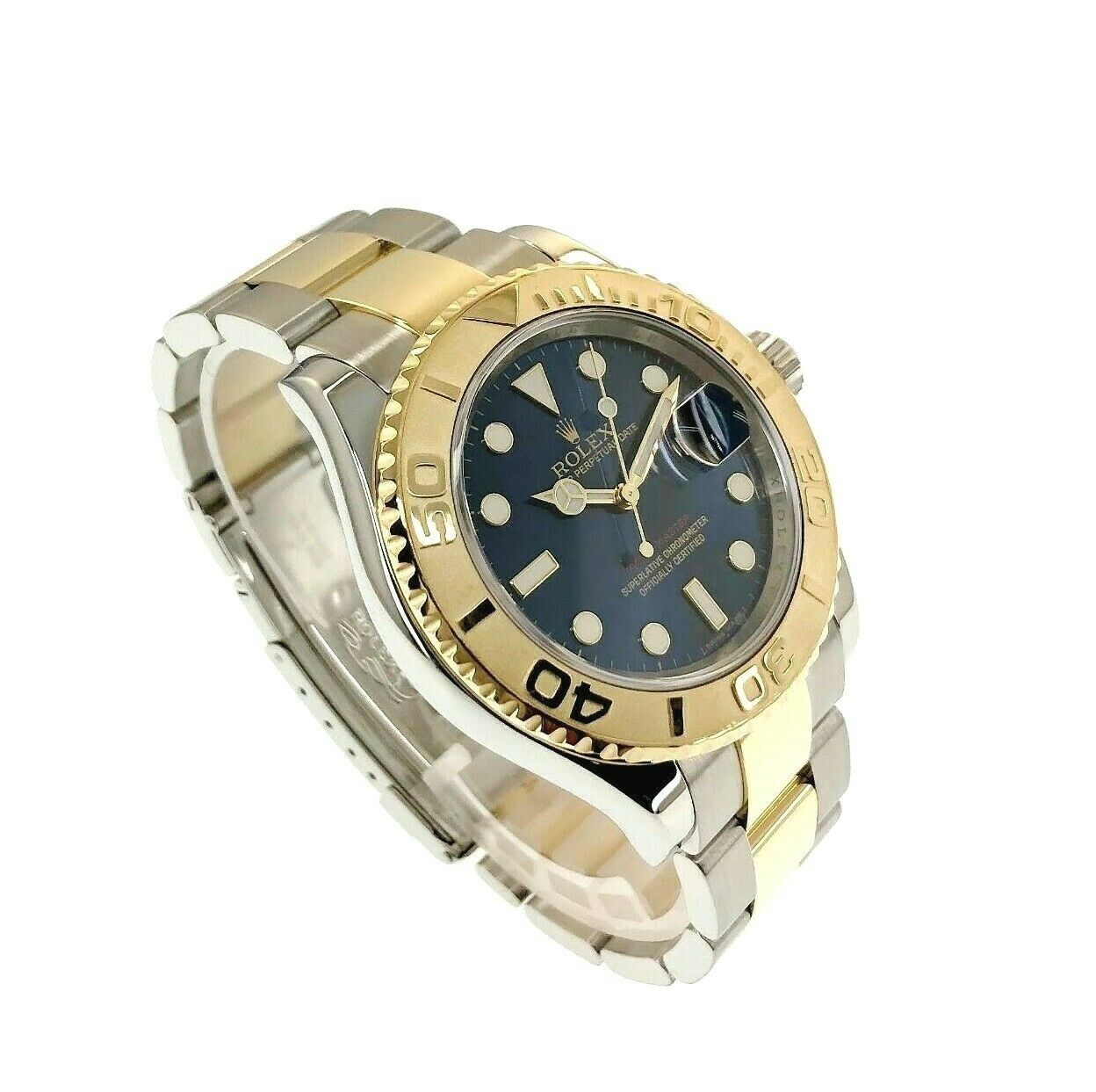 Rolex 40MM Mens Yacht-Master 18K YellowGold and Steel Watch Ref # 16623 P Serial
