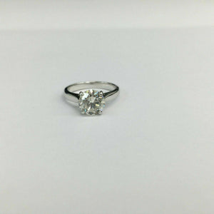 1.96 Carat Round Diamond Solitaire Wedding/Engagement Ring EGLUSA G-H SI2