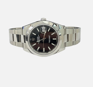 Rolex Datejust II Black Dial Stick 41mm Reference 126300