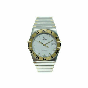Omega Constellation Solid 18 Karat Yellow Gold/Stainless Watch 33MM Quartz