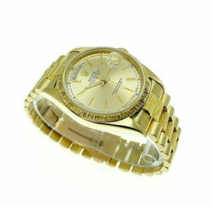Rolex Day Date President Watch 18 Karat Yellow Gold 36MM Ref # 18248 A Serial 99