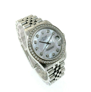 Rolex Midsize 31MM Lady Diamond Dial & Bezel Datejust Jubilee Band Steel Watch