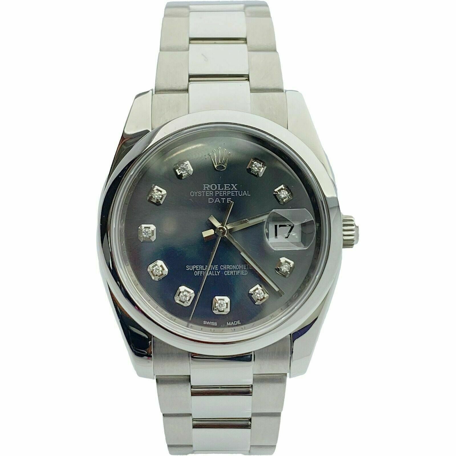 Rolex Watch 34mm Datejust 115200 Stainless Steel Z Serial 2006