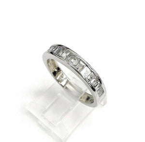 1.30 Carats t.w. Carre Baguette Diamond Ring 14K Gold F VS SI1 Diamonds Platinum