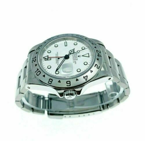 Rolex 40MM Polar Explorer II Stainless Watch Ref # 16570 A Serial 1999