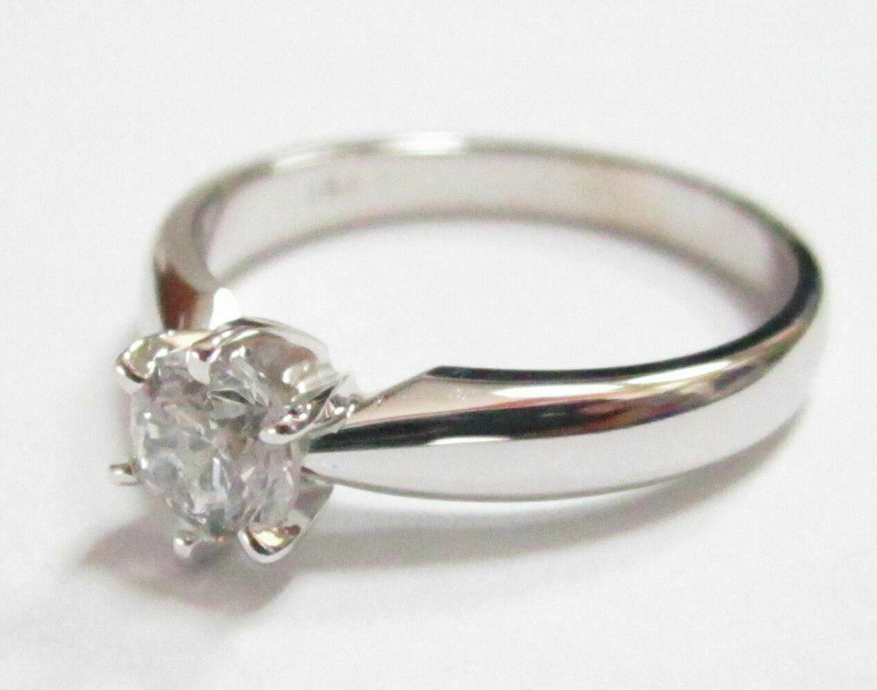 .48Ct Round Brilliant Cut Diamond Solitaire Engagement Ring Size 5.5 G SI-3