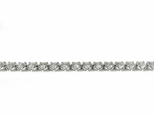 10.35 tcw Round Brilliant Diamond Tennis Bracelet in 18K White Gold