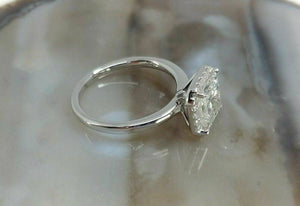 2.02CT AGS Certified G-H/SI2 Princess Cut Diamond 14K White Gold Engagement Ring