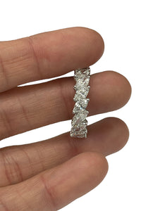 Marquise Brilliants Eternity Diamond Ring 4.54 Carats