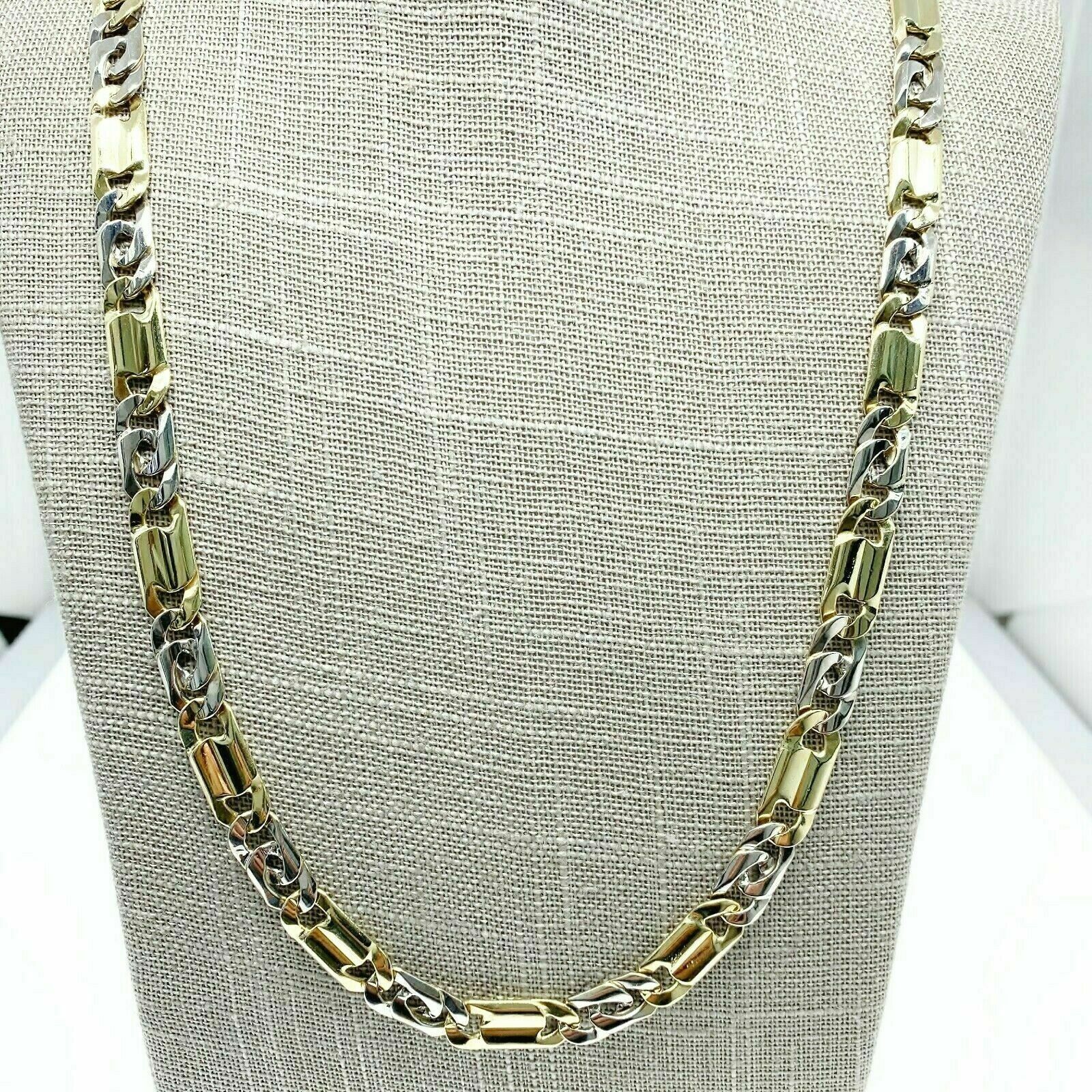 Silver Gold Brass Two tone chain,Gangajamuna Chain, Size: 18 at Rs 60/piece  in Bengaluru