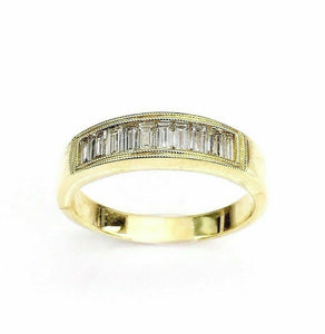 0.52 Carats t.w. Diamond Anniversary/Wedding Ring 18K Gold G VS Diamonds New