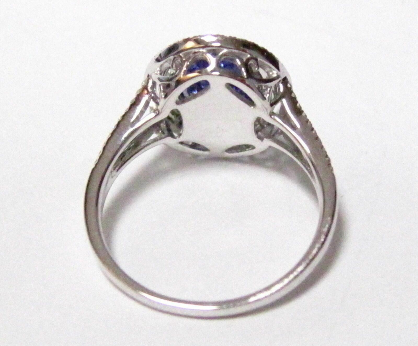 2.75 TCW Oval Tanzanite & Diamond Accents Cocktail/Anniversary Ring Size 7 14k