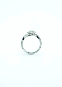 Engagement Diamond Ring 2.030 CT AGS Certified I /SI2 RBC 18k White Gold Ring