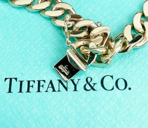 Original Vintage Tiffany and Co. F VS Diamond Curb Chain 0.65 Carats 1.94 Ounces